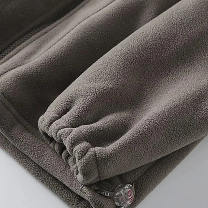 Kaelen Fleece Herenjas – Stijlvolle Winterjas met Lantern Mouwen