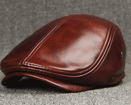 Arden Leren Flatcap – Luxe Herenpet met Tijdloze Klasse