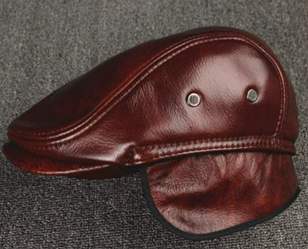 Arden Leren Flatcap – Luxe Herenpet met Tijdloze Klasse