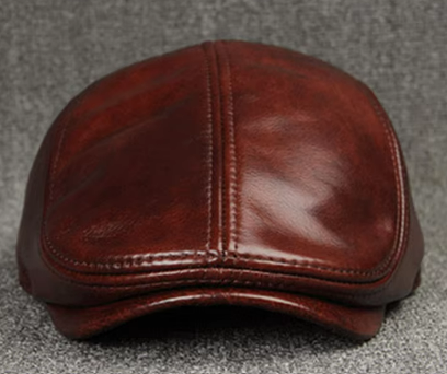 Arden Leren Flatcap – Luxe Herenpet met Tijdloze Klasse