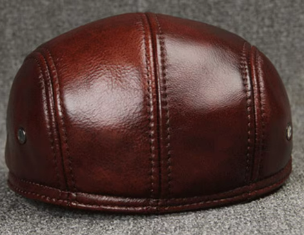 Arden Leren Flatcap – Luxe Herenpet met Tijdloze Klasse