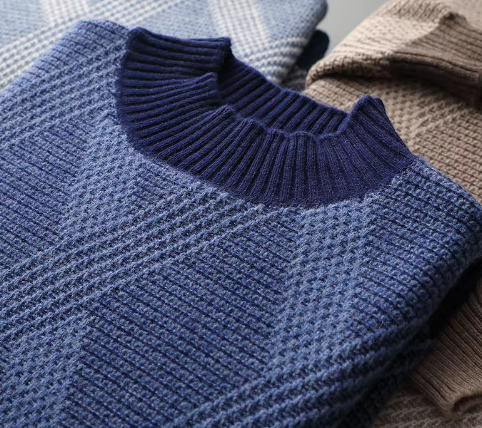 Neymar Blauwe Herentrui – Modern Patroon en Stijlvolle Pasvorm