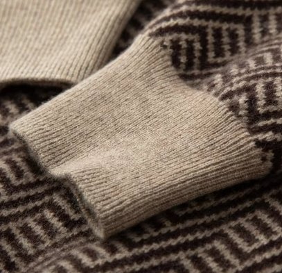 Corvin Gebreide Herentrui – Luxe Grafisch Patroon en Comfortabele Pasvorm