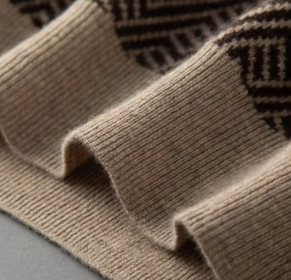 Corvin Gebreide Herentrui – Luxe Grafisch Patroon en Comfortabele Pasvorm