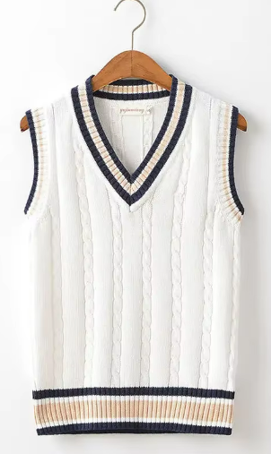 Alaric Heren Spencer – Klassieke V-Hals met Kabelbrei