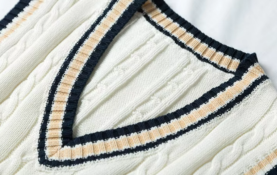 Alaric Heren Spencer – Klassieke V-Hals met Kabelbrei