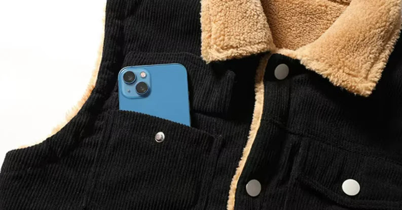 Zavian Heren Bodywarmer – Warme Mouwloze Jas met Sherpa Voering