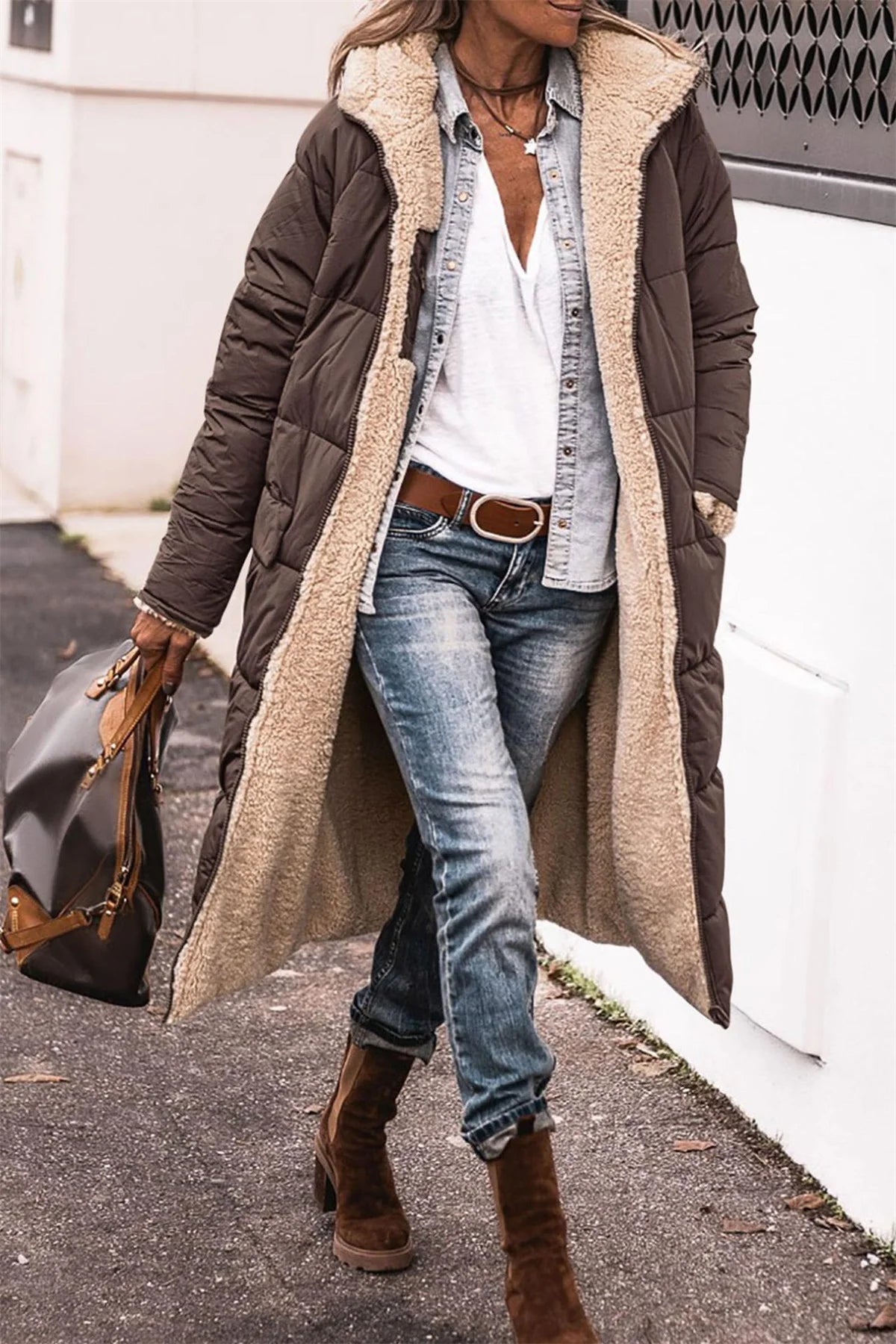 Delphine™ | Manteau Long Confortable 2-en-1