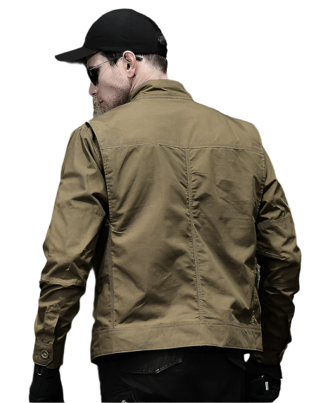 Caelan Heren Cargo Jas – Duurzaam en Functioneel met Moderne Uitstraling