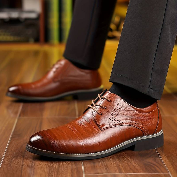 Alessandro Handgemaakte Leren Schoenen – Luxe Ambacht met Verfijnde Details