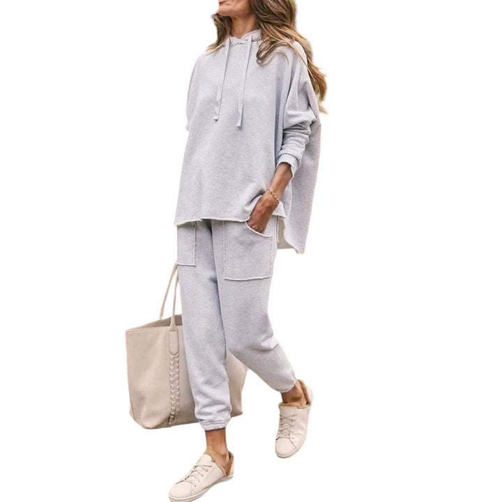 Glenda Tweedelige Lounge Set voor Dames – Comfortabel en Stijlvol met Lange Mouwen