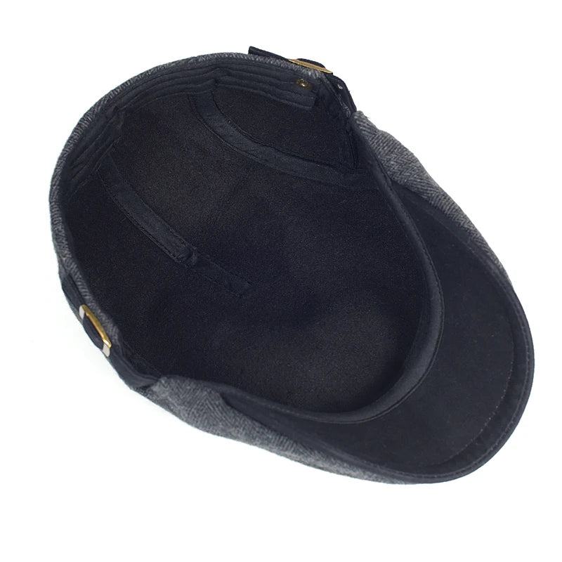 Étienne | Casquette Élégante à Motif Chevron