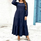 Camille | Robe longue élégante (Grande Taille)