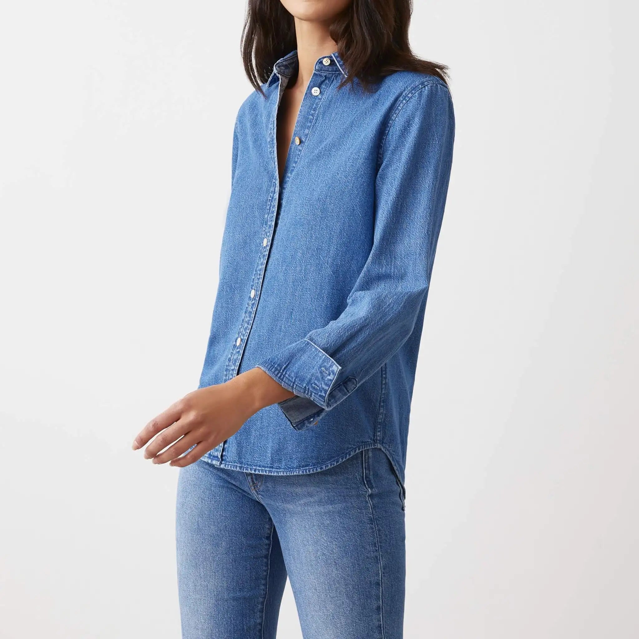 Margaux | Chemise Denim Élégante