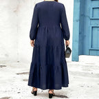 Camille | Robe longue élégante (Grande Taille)