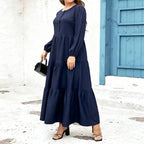 Camille | Robe longue élégante (Grande Taille)