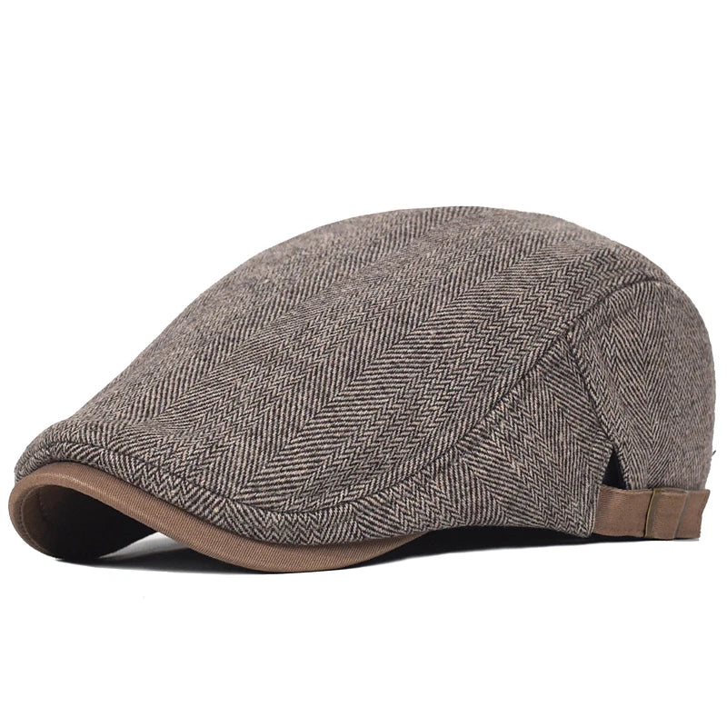 Étienne | Casquette Élégante à Motif Chevron