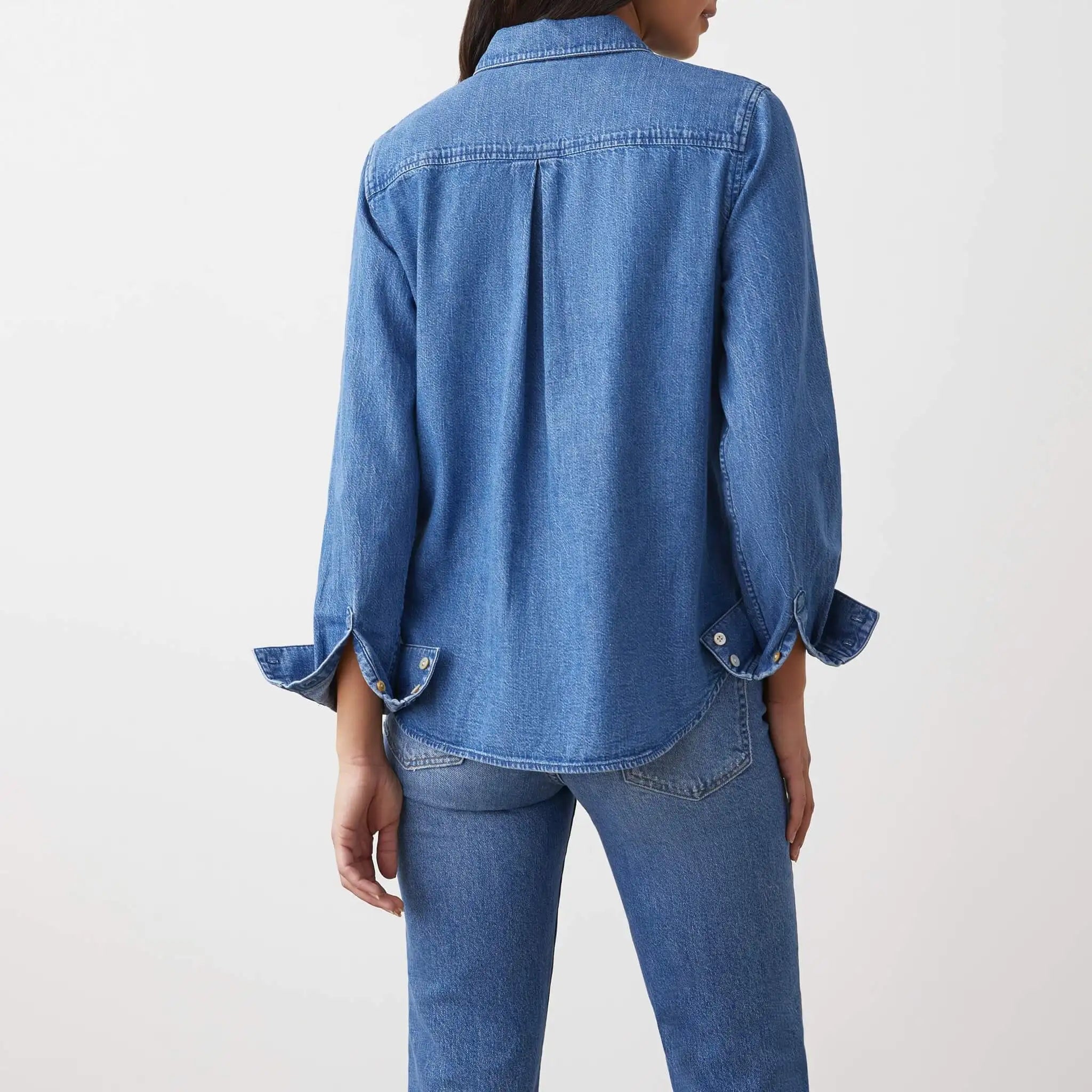 Margaux | Chemise Denim Élégante