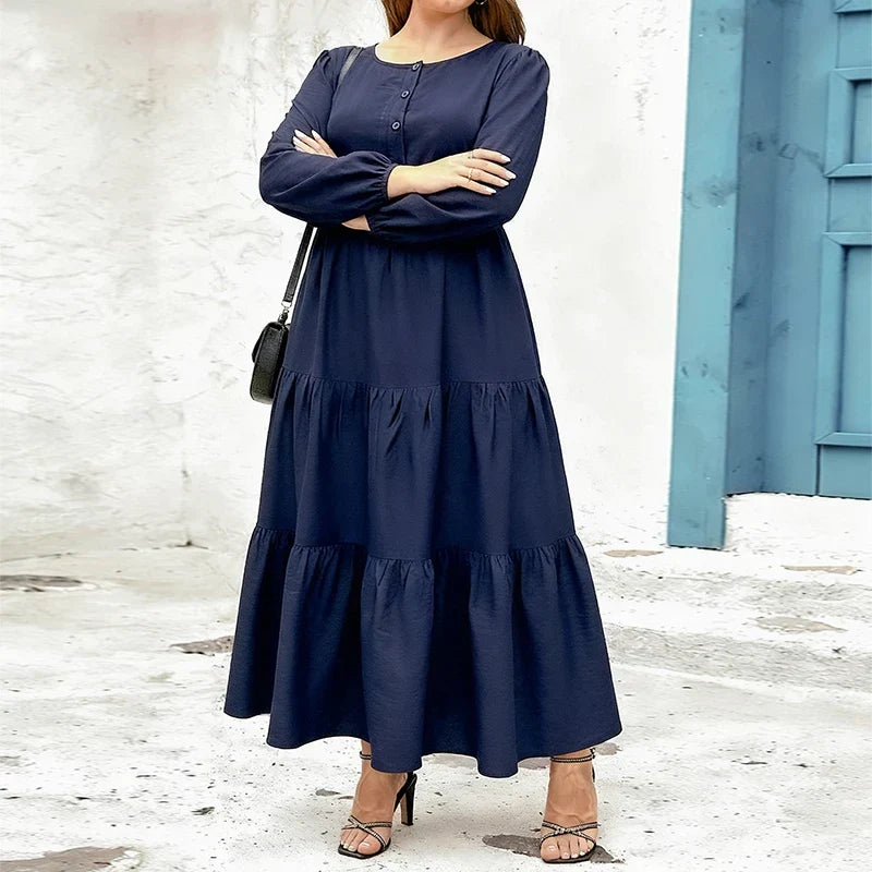 Camille | Robe longue élégante (Grande Taille)