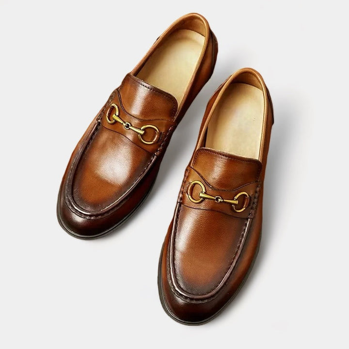 Firenze Heren Italiaanse Leren Loafers – Tijdloze Klasse uit Italië
