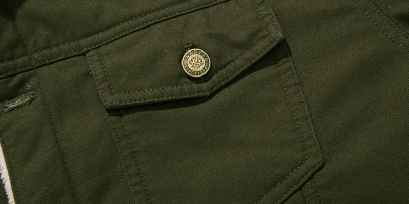 Ingram Heren Bomberjas – Warme Winterjas van Dik Katoen met Fleece Voering