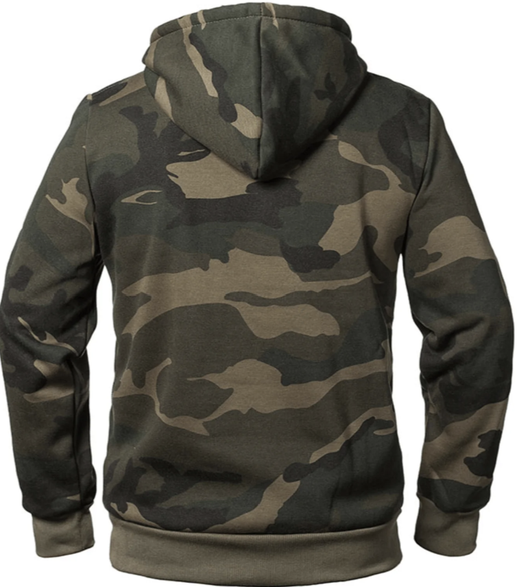 Ivo heren hoodie – camouflage sweater met duurzaam ontwerp voor outdoor en casual gebruik