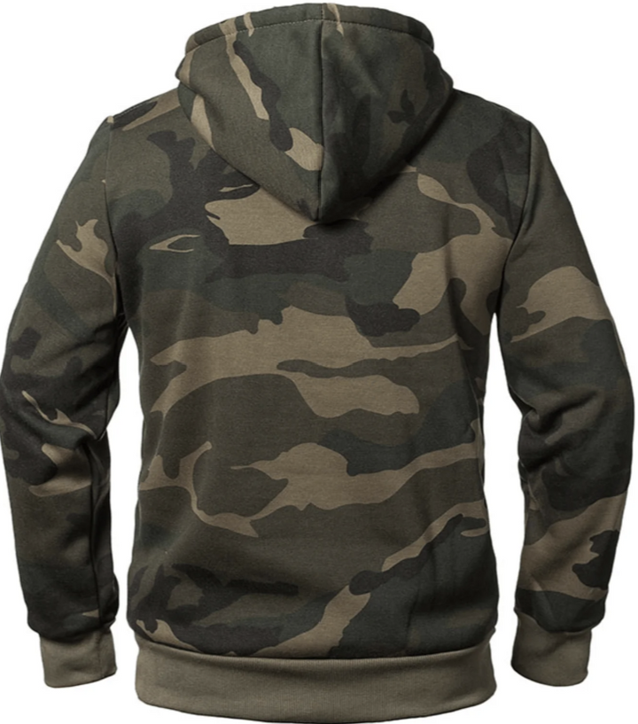 Ivo heren hoodie – camouflage sweater met duurzaam ontwerp voor outdoor en casual gebruik