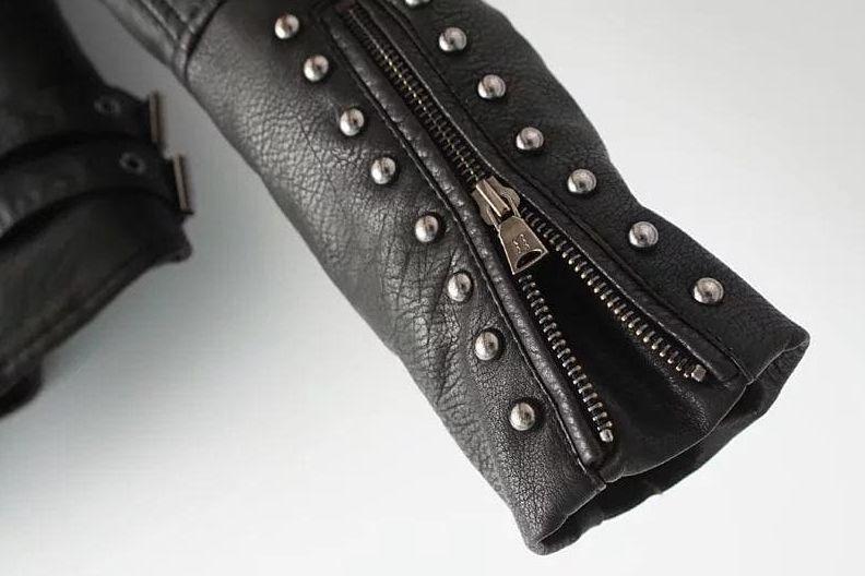 Ivory Leren Jas – stijlvolle damesjas van faux leer met viscose voering