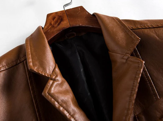 Aedric Leren Jas – Stijlvolle Herenjas van Duurzaam PU-Materiaal