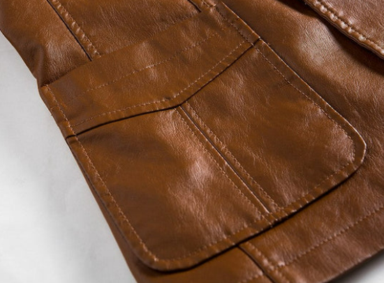 Aedric Leren Jas – Stijlvolle Herenjas van Duurzaam PU-Materiaal