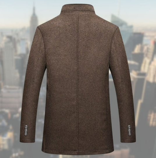 Dorian Mantel – Stijlvolle Herenjas voor Zakelijke en Formele Gelegenheden