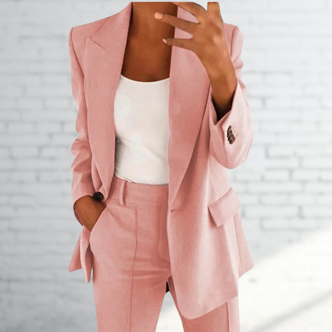 Jasmine Dameskostuum – Elegant Getailleerd Pak voor Zakelijke & Formele Gelegenheden