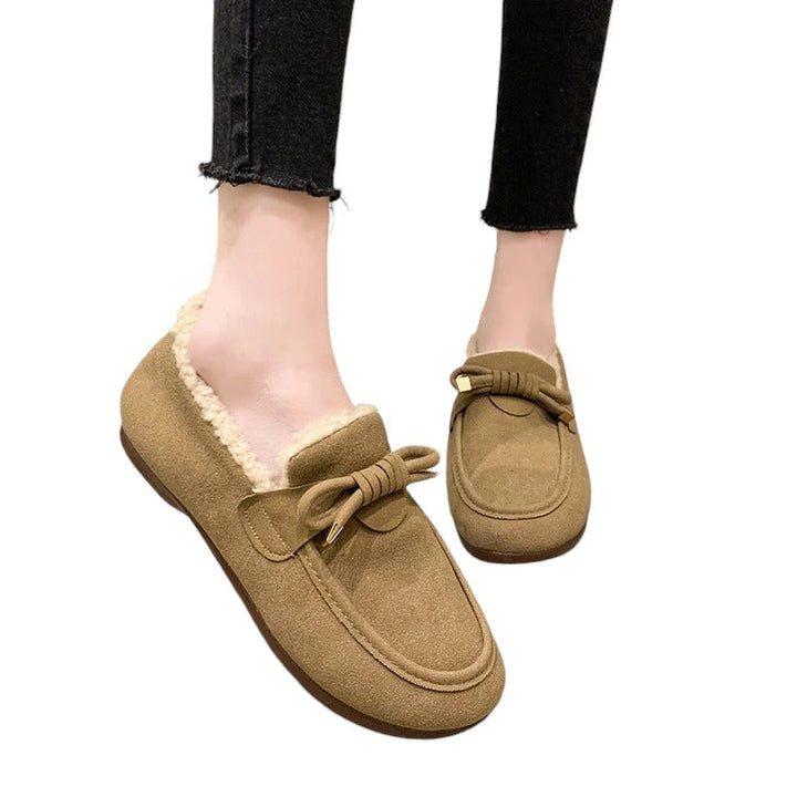 Jill dames laarzen – gevoerde winterlaarzen met bontvoering, antislipzool en memory foam