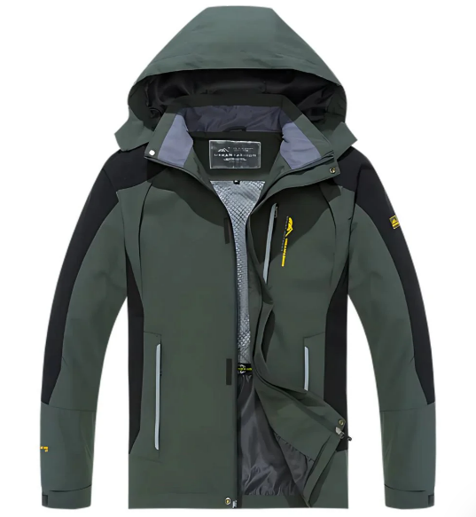 Kaelen Hiking Jas – Functionele Waterbestendige Herenjas voor Avontuur
