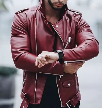 Corven Leren Jas – Tijdloze Herenjas met Aansluitende Pasvorm