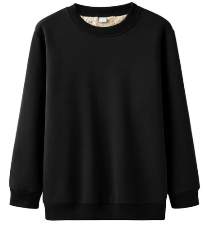 Marvien Winterpullover – Heren Trui met Ronde Hals en Zacht Fleece