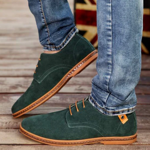 Amara Heren Schoenen – Stijlvolle Suède Herenschoenen met Elegante Uitstraling