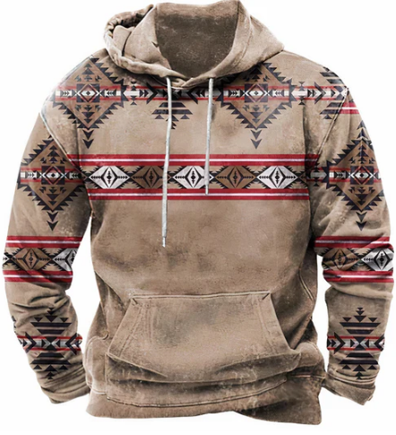 Calviero Hoodie – Unisex Sweater met Vintage Stijl
