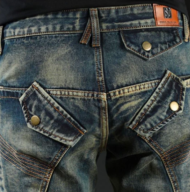 Lorven Denim Jeans – Tijdloze Spijkerbroek met Trendy Patches