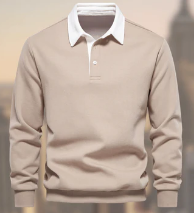 Lorvain Heren Kraagtrui – Tijdloze Trui van Katoenmix