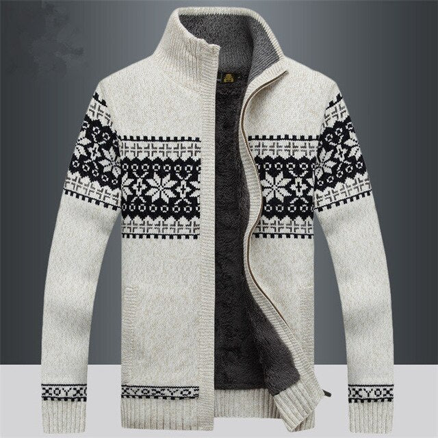Skandor Wintercardigan – Noorse Luxe en Authentieke Warmte