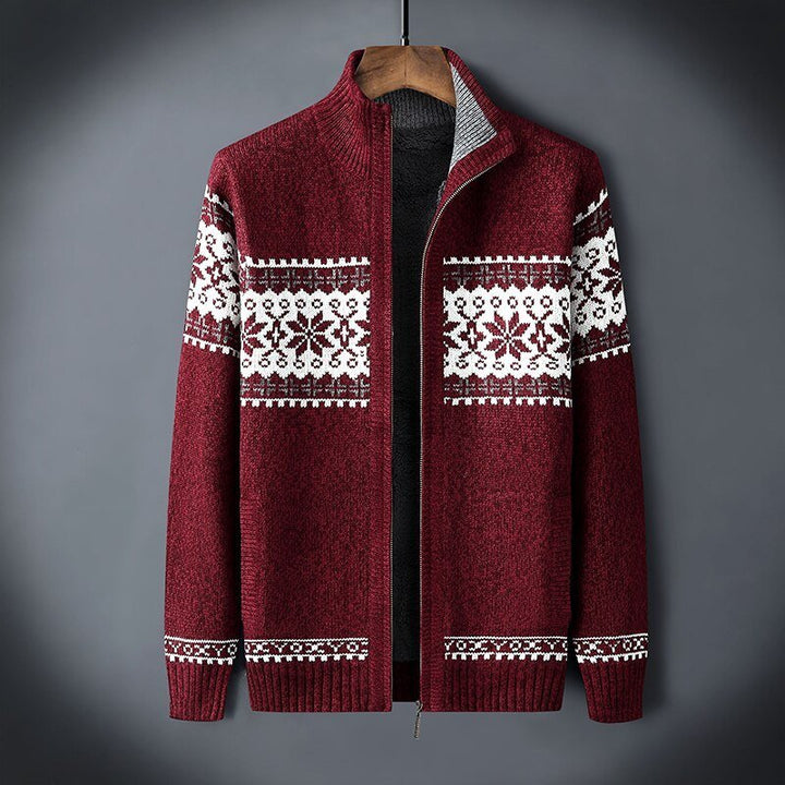 Skandor Wintercardigan – Noorse Luxe en Authentieke Warmte