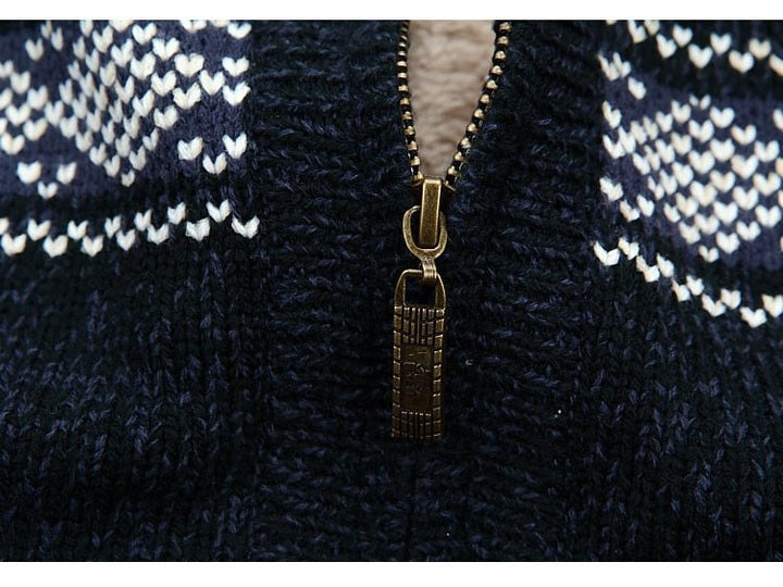 Skandor Wintercardigan – Noorse Luxe en Authentieke Warmte