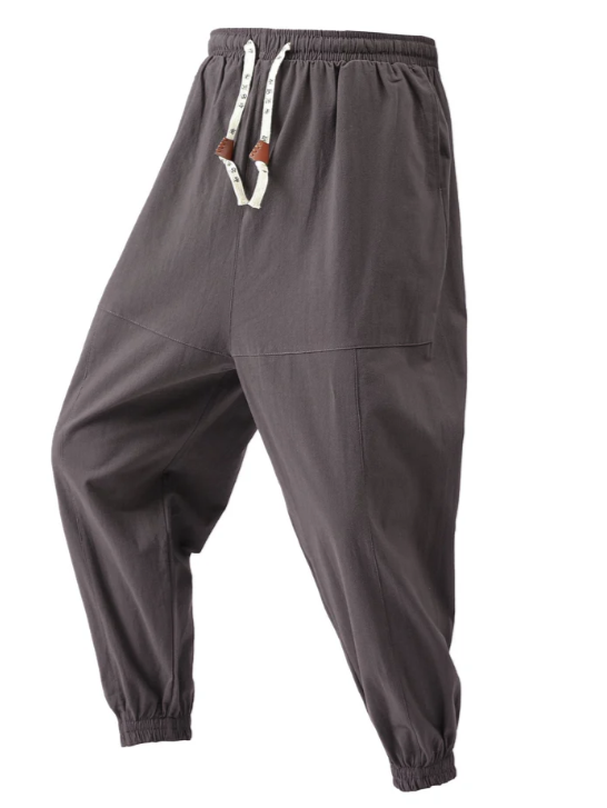 Latham Comfortabele Herenbroek – Zachte Joggingbroek met Taps Toelopende Pasvorm