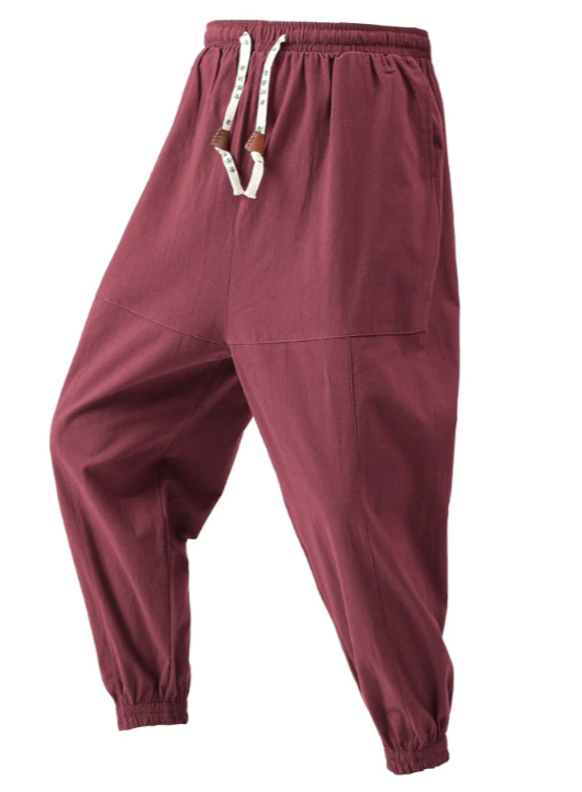 Latham Comfortabele Herenbroek – Zachte Joggingbroek met Taps Toelopende Pasvorm