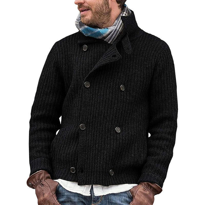Lawrence Stijlvolle Heren Cardigan – gebreid vest met dubbele knopenrij en comfortabele pasvorm