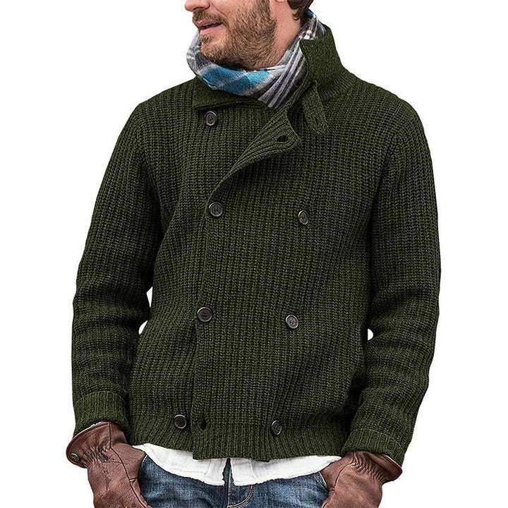 Lawrence Stijlvolle Heren Cardigan – gebreid vest met dubbele knopenrij en comfortabele pasvorm
