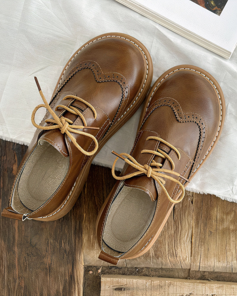 Liezel - Vintage Geïnspireerde Oxford Schoenen voor Vrouwen