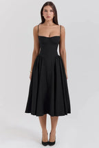 Liorine | Robe Midi Corset Élégante
