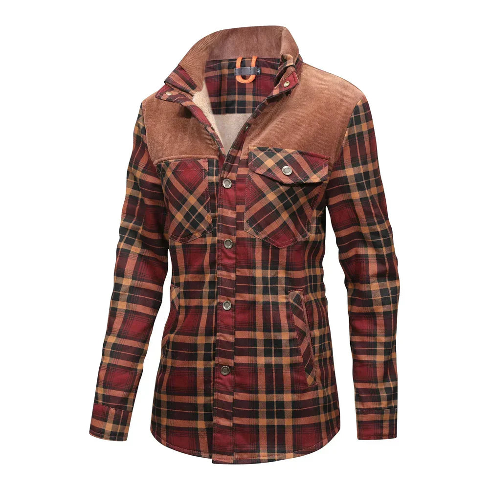 Women's Flannel Jacket – Flanellen Stijl met Functionele Klasse